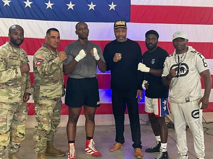 Mad House boxing team and military community